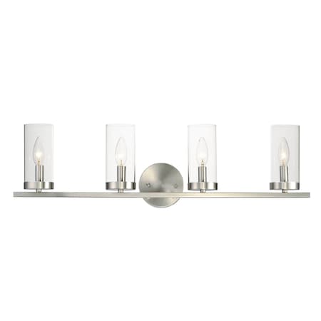 Maxim Lighting Sentinel 4-Light Bath Vanity 25258CLSN